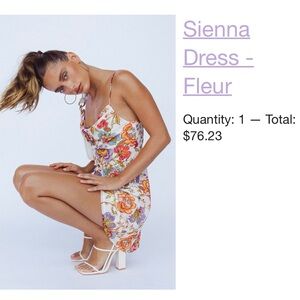 Runaway the Label Sienna Dress- Fleur